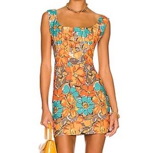 Miaou Vivi Floral Mini Dress in Parisian Flower